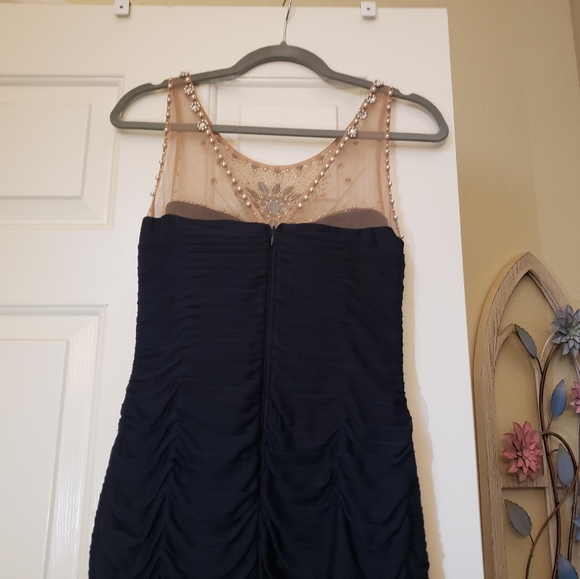 Cache Navy Blue Ruched Dress - Picture 4 of 5